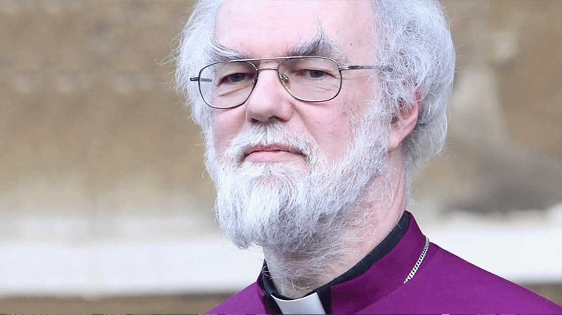 Archbishop of Canterbury Rowan Williams in 2012.